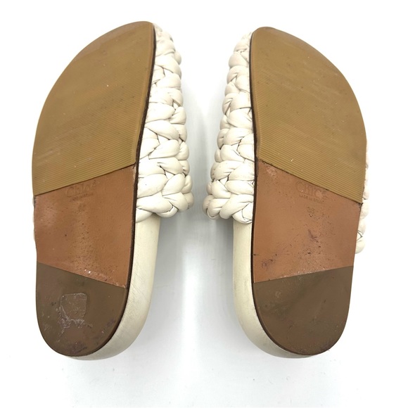 Chloé Kacey Braided Leather Mule in Eggshell Cream - Picture 9 of 11